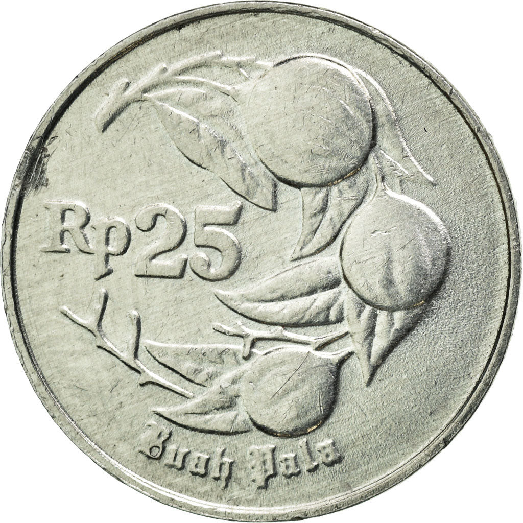Coin, Indonesia, 25 Rupiah, 1995, AU(50-53), Aluminum, KM:55