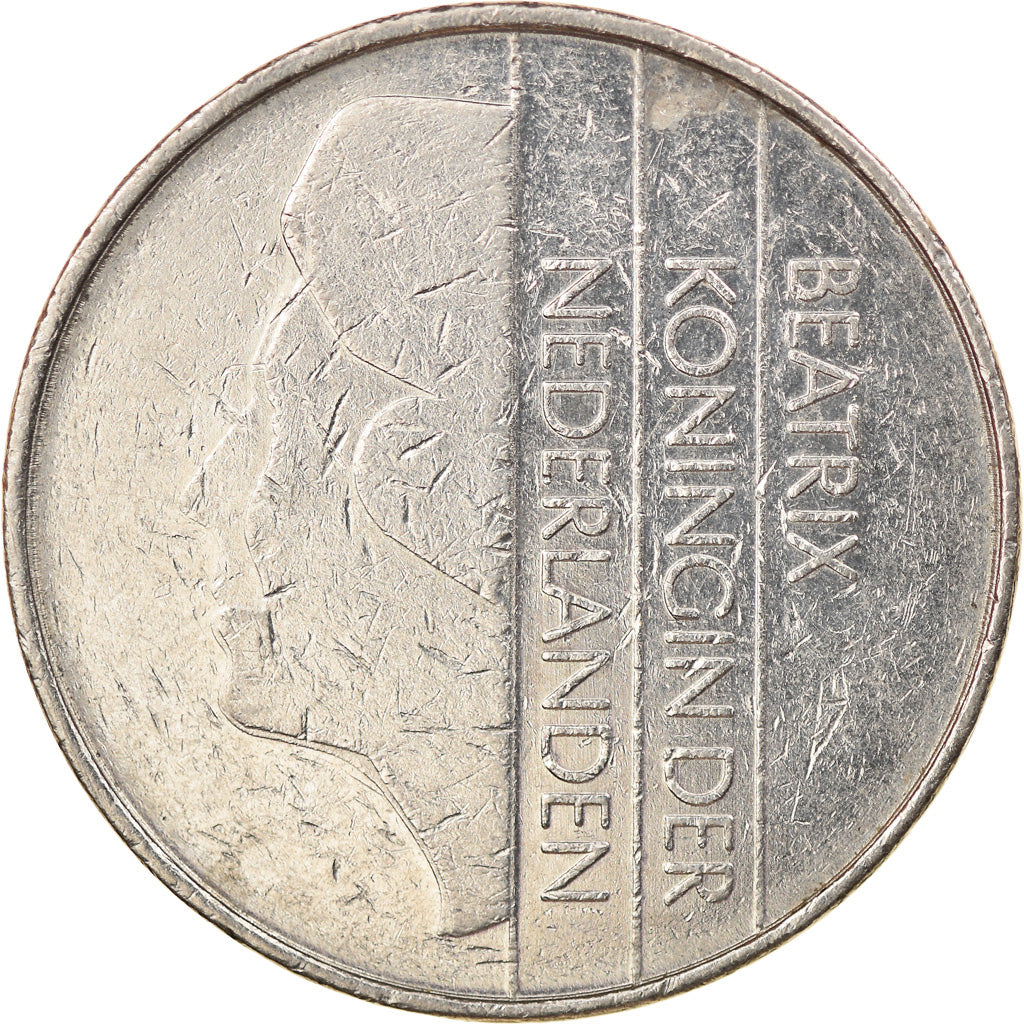 Coin, Netherlands, Beatrix, 2-1/2 Gulden, 1983, VF(30-35), Nickel, KM:206