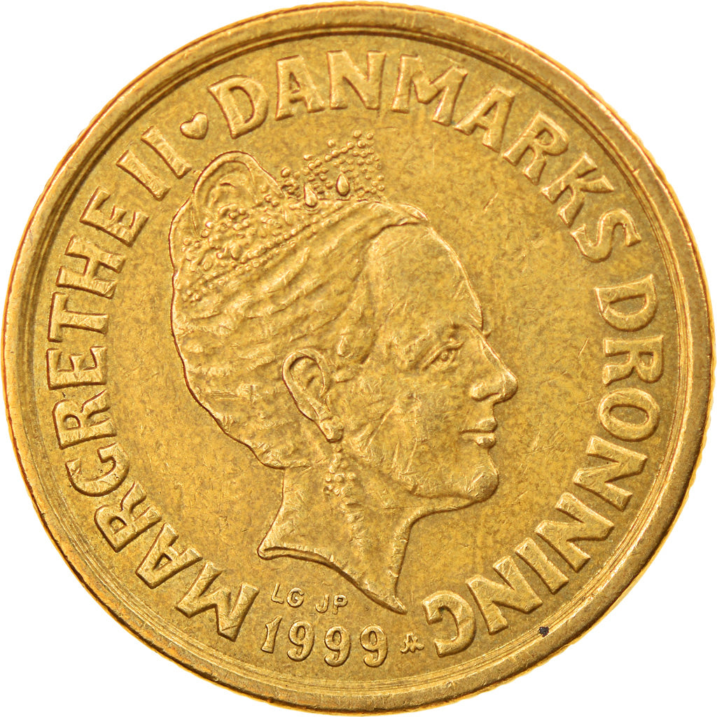 Monnaie, Danemark, Margrethe II, 20 Kroner, 1999, Copenhagen, TTB