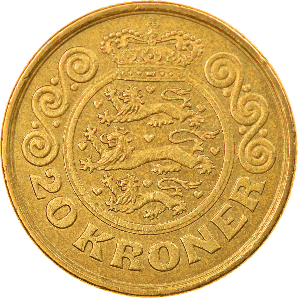 Monnaie, Danemark, Margrethe II, 20 Kroner, 1999, Copenhagen, TTB
