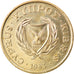 Coin, Cyprus, 20 Cents, 1983, AU(50-53), Nickel-brass, KM:57.1