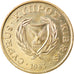 Moneda, Chipre, 20 Cents, 1983, MBC+, Níquel - latón, KM:57.1