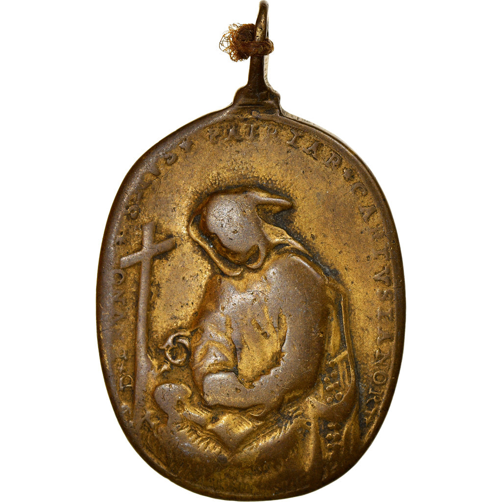France, Medal, Bruno de Cologne, Le Chartreux, Religions & beliefs, VF(20-25)