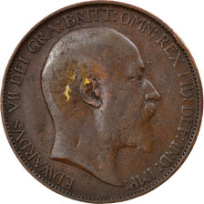 Moeda, Grã-Bretanha, Edward VII, 1/2 Penny, 1906, EF(40-45), Bronze, KM:793.2