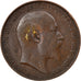 Moneda, Gran Bretaña, Edward VII, 1/2 Penny, 1906, MBC, Bronce, KM:793.2