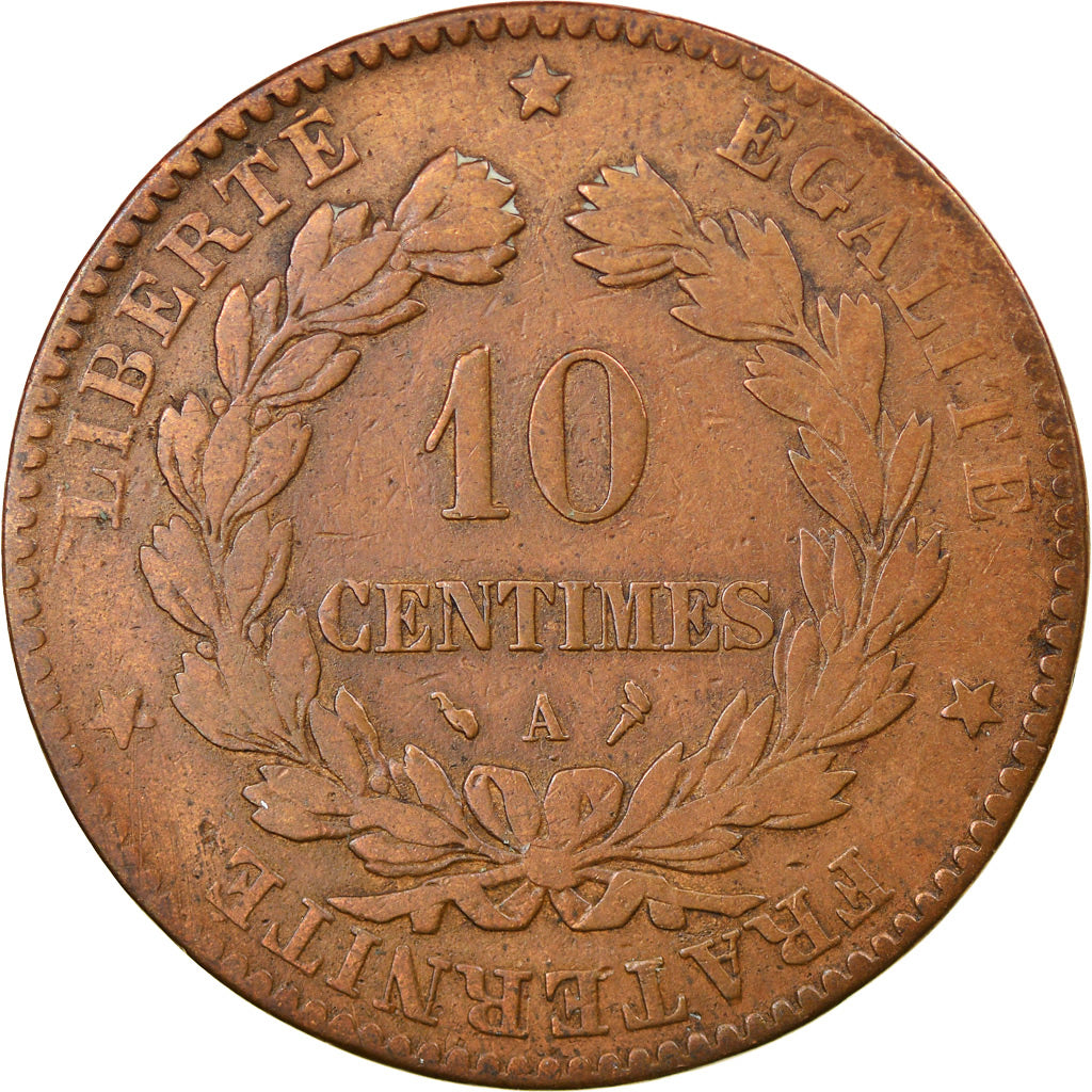 Coin, France, Cérès, 10 Centimes, 1897, Paris, EF(40-45), Bronze, KM:815.1