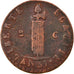 Coin, Haiti, 2 Centimes, 1840, backward 4, VF(20-25), Copper, KM:A22