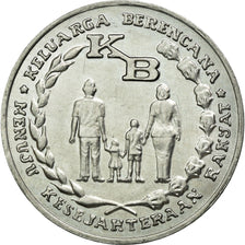 Coin, Indonesia, 5 Rupiah, 1974, AU(50-53), Aluminum, KM:37