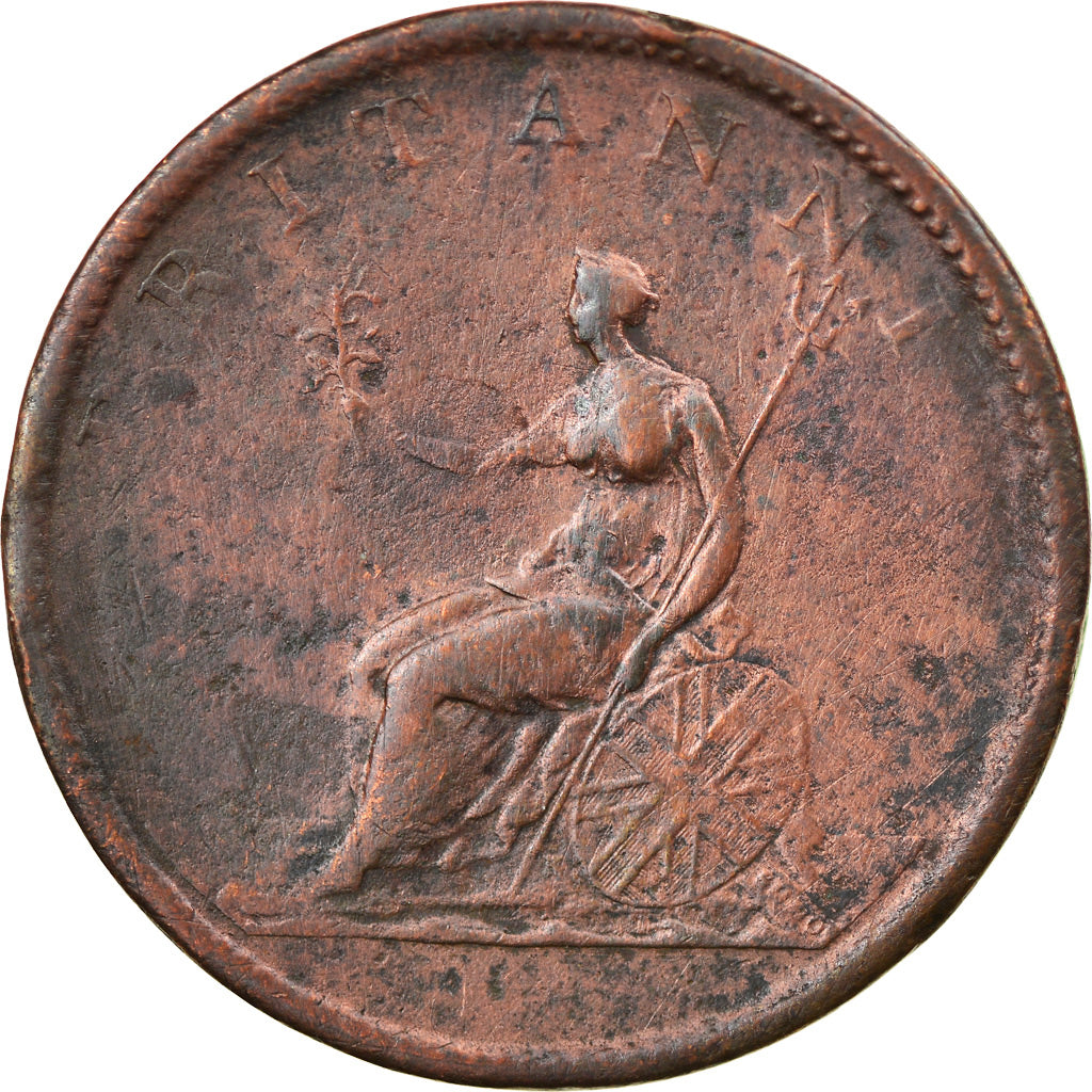 Coin, Great Britain, George III, 1/2 Penny, 1806, London, VF(30-35), Copper