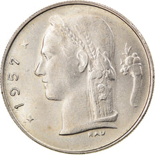 Moneda, Bélgica, Franc, 1957, MBC+, Cobre - níquel, KM:143.1