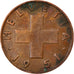 Coin, Switzerland, 2 Rappen, 1951, Bern, EF(40-45), Bronze, KM:47