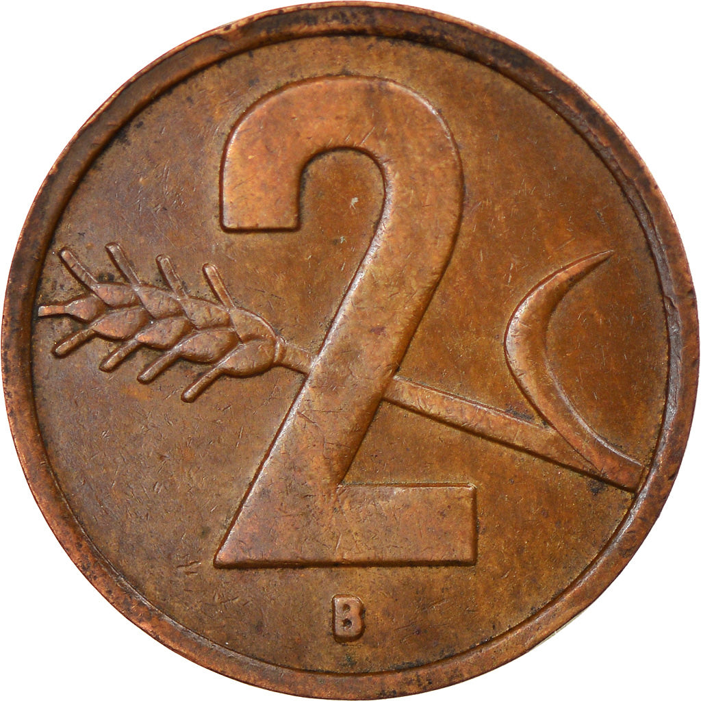 Coin, Switzerland, 2 Rappen, 1951, Bern, EF(40-45), Bronze, KM:47