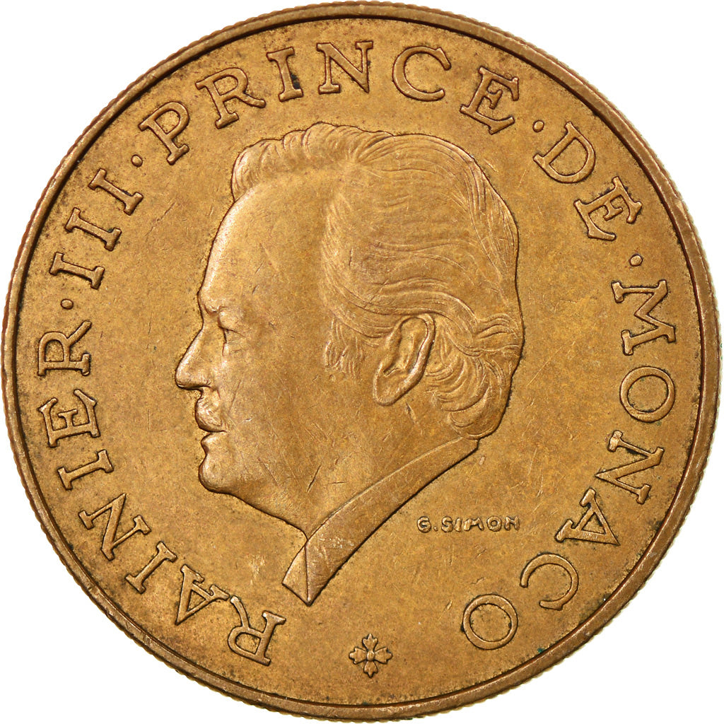 Moneda, Mónaco, Rainier III, 10 Francs, 1978, MBC, Cobre - níquel - aluminio