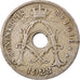 Moneta, Belgio, 25 Centimes, 1928, MB, Rame-nichel, KM:69