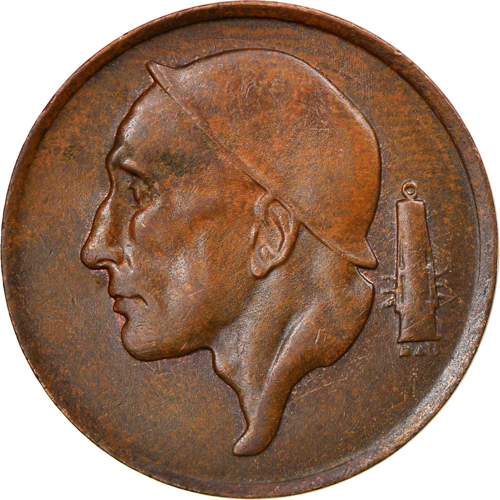 Coin, Belgium, Baudouin I, 50 Centimes, 1965, AU(50-53), Bronze, KM:149.1