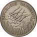Gabon, 100 Francs, 1982, Paris, AU(55-58), Nickel, KM:13