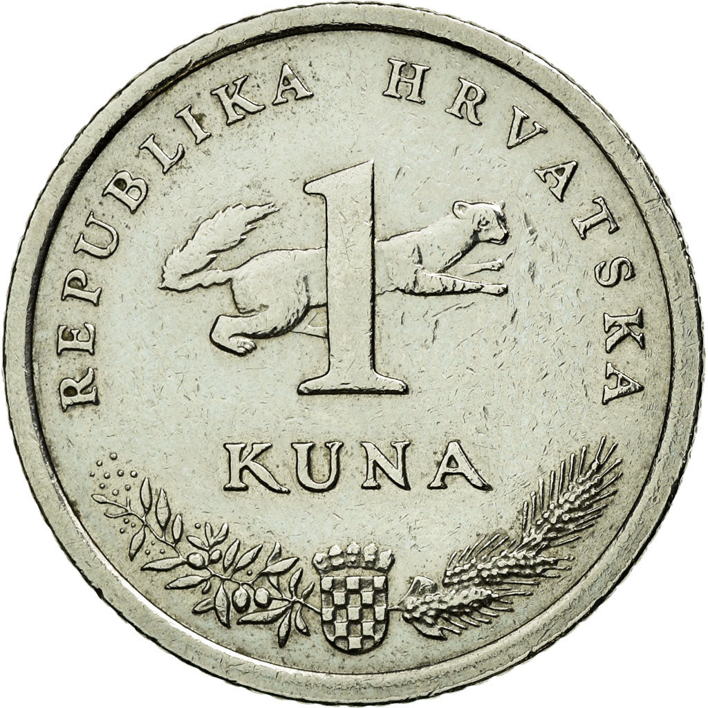 Coin, Croatia, Kuna, 1994, AU(50-53), Copper-Nickel-Zinc, KM:20.1
