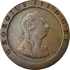 Coin, Great Britain, George III, Penny, 1797, VF(30-35), Copper, KM:618
