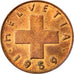 Coin, Switzerland, Rappen, 1959, Bern, AU(50-53), Bronze, KM:46