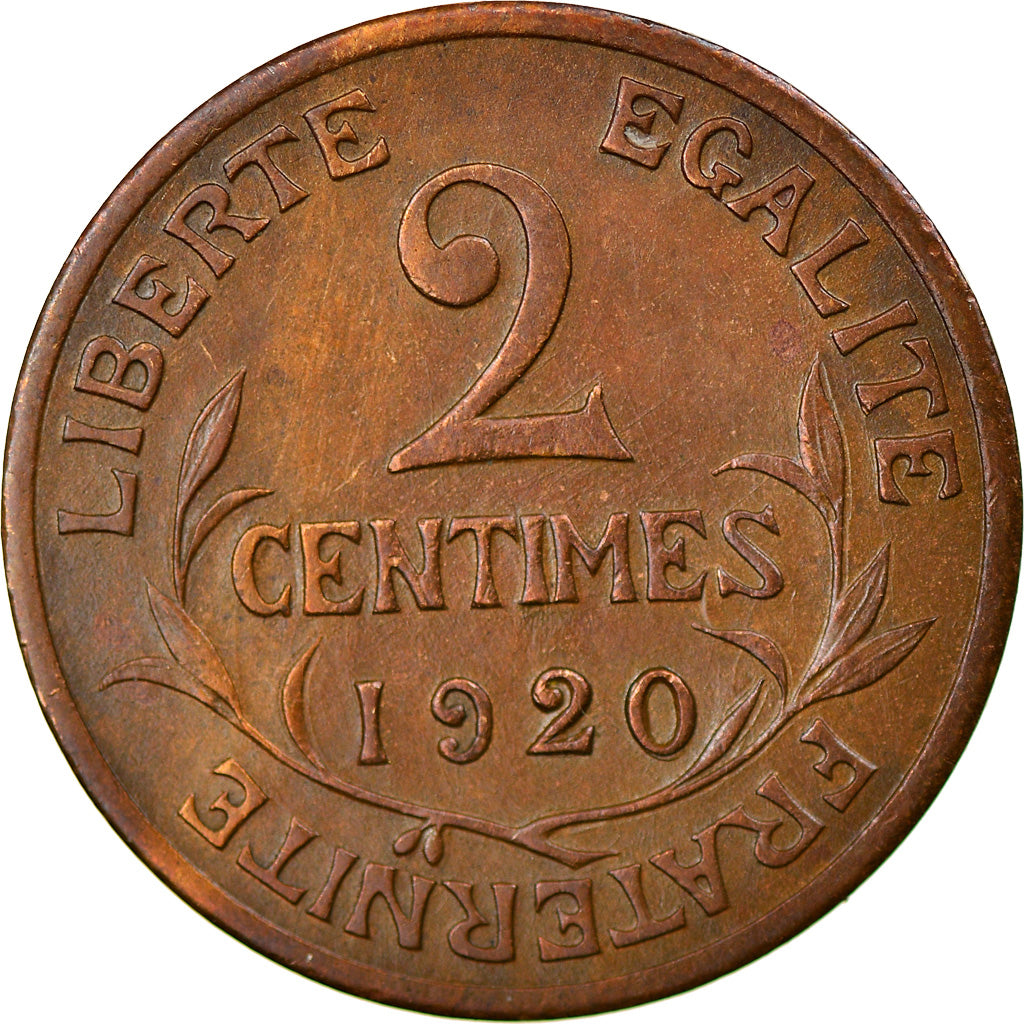 Coin, France, Dupuis, 2 Centimes, 1920, Paris, EF(40-45), Bronze, KM:841