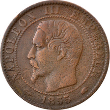 Münze, Frankreich, 5 Centimes, 1855, Paris, S, Bronze, Gadoury:152
