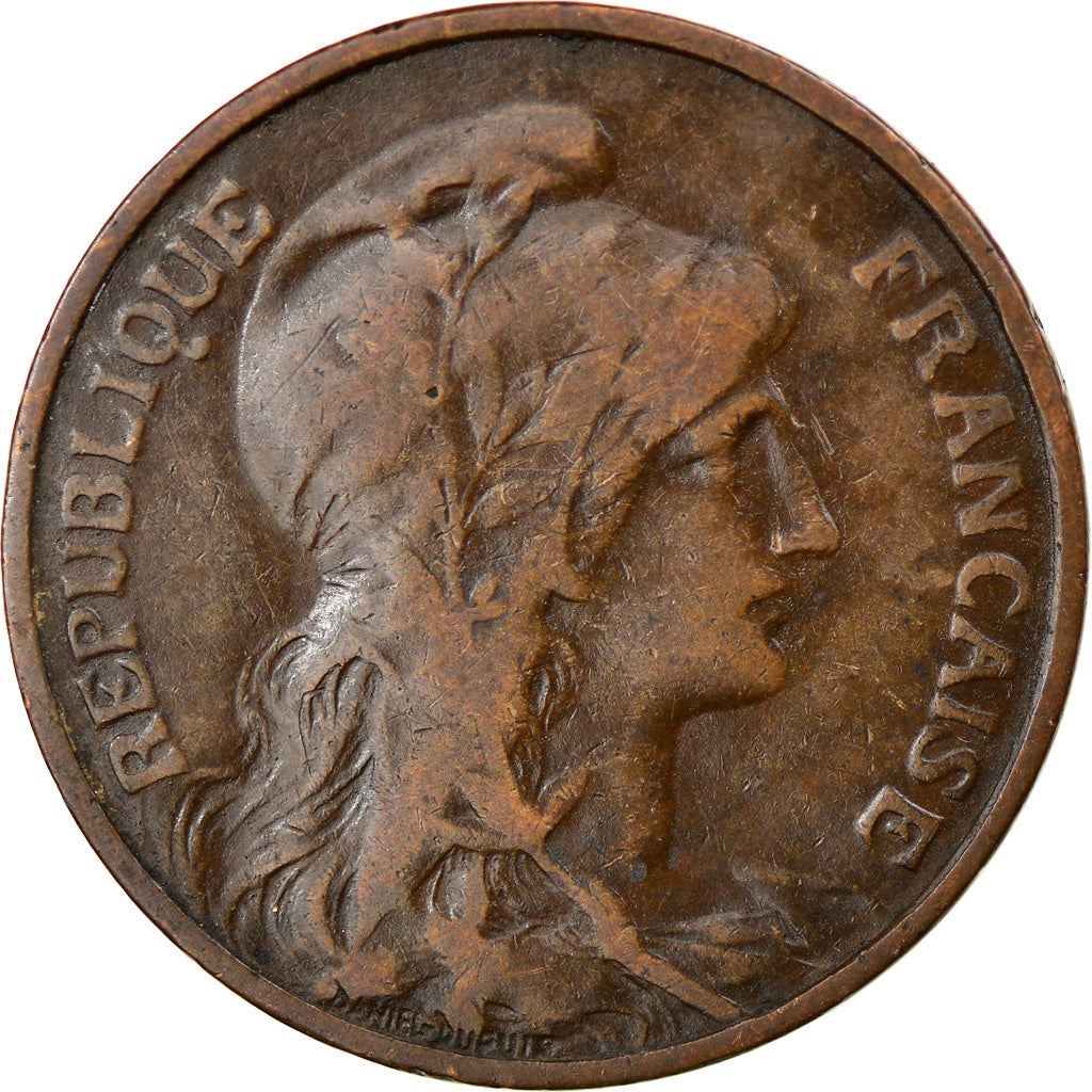 Coin, France, Dupuis, 5 Centimes, 1916, Paris, Etoile, VF(20-25), Bronze