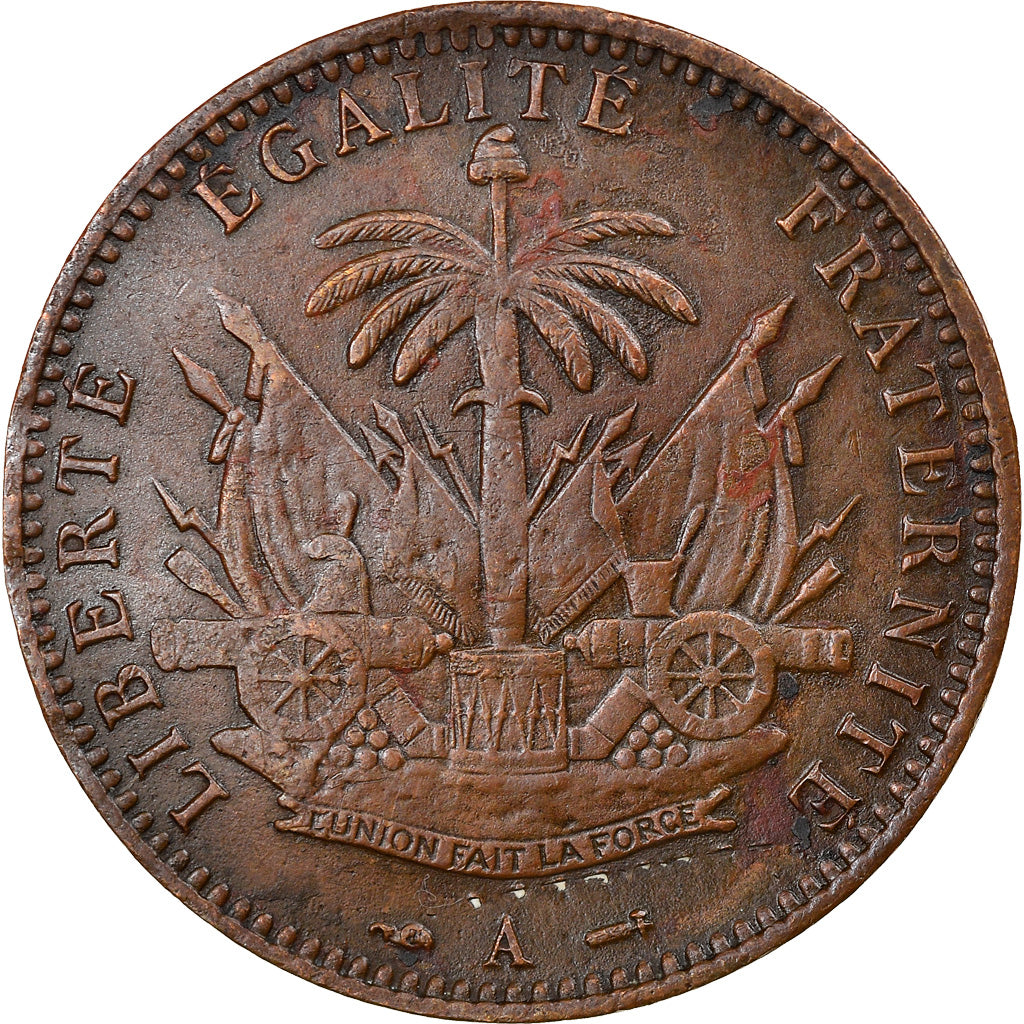 Coin, Haiti, Centime, 1895, VF(30-35), Bronze, KM:48