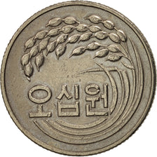 KOREA-SOUTH, 50 Won, 1981, SS+, Copper-Nickel-Zinc, KM:20
