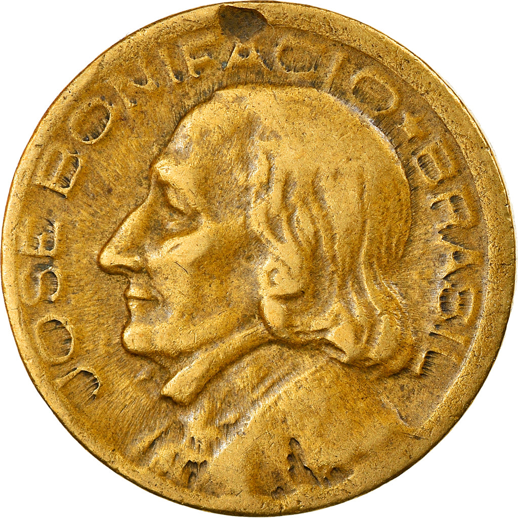 Coin, Brazil, 10 Centavos, 1953, EF(40-45), Aluminum-Bronze, KM:561