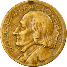 Coin, Brazil, 10 Centavos, 1953, EF(40-45), Aluminum-Bronze, KM:561