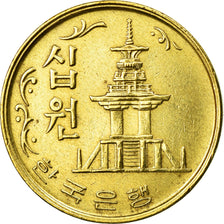 Monnaie, KOREA-SOUTH, 10 Won, 1971, TTB+, Laiton, KM:6a