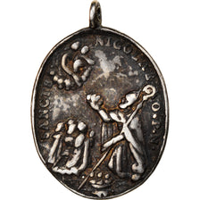 France, Medal, Saint Nicolas, Religions & beliefs, VF(30-35), Silver