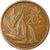 Moneta, Belgia, 20 Francs, 20 Frank, 1981, Brussels, VF(30-35), Nikiel-Brąz