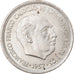 Monnaie, Espagne, Caudillo and regent, 5 Pesetas, 1967, TTB+, Copper-nickel