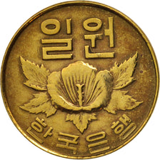 KOREA-SOUTH, Won, 1967, SS+, Brass, KM:4