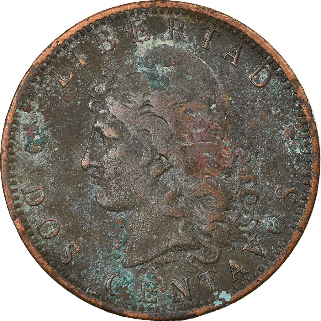 Coin, Argentina, 2 Centavos, 1891, VF(30-35), Bronze, KM:33
