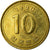 Monnaie, KOREA-SOUTH, 10 Won, 1990, TTB+, Laiton, KM:33.1
