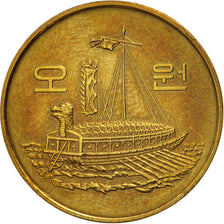 KOREA-SOUTH, 5 Won, 1983, AU(50-53), Brass, KM:32
