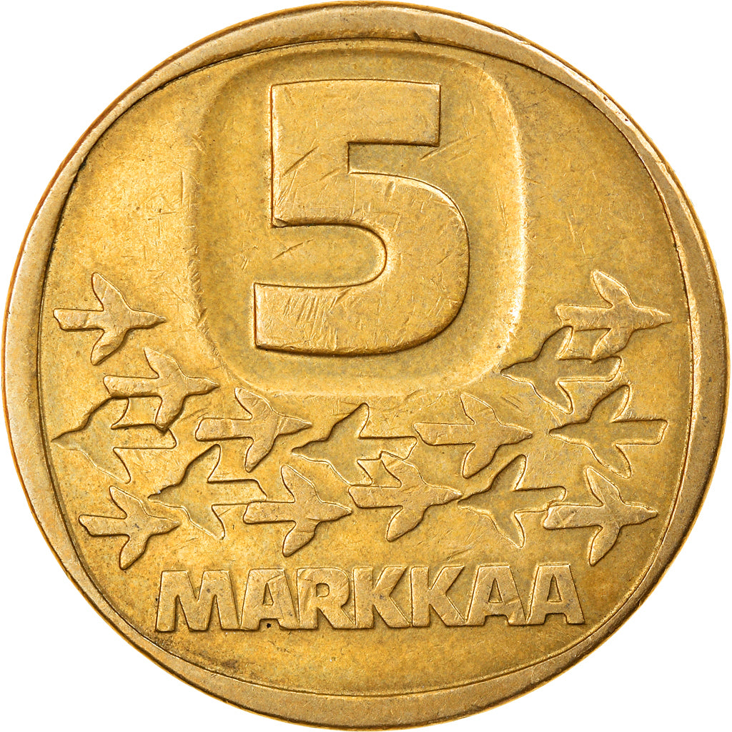Monnaie, Finlande, 5 Markkaa, 1983, TTB, Aluminum-Bronze, KM:57