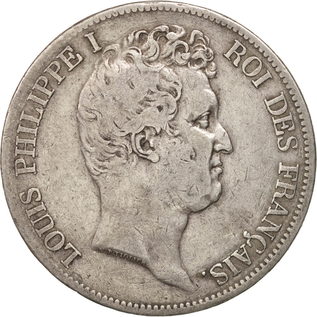 France, Louis-Philippe, 5 Francs, 1831, Lille, TB+, Argent, KM:735.13, Gad 676