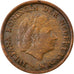Coin, Netherlands, Juliana, Cent, 1953, EF(40-45), Bronze, KM:180