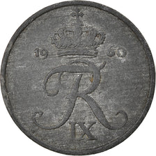 Moneda, Dinamarca, Frederik IX, Ore, 1960, Copenhagen, MBC, Cinc, KM:839.2