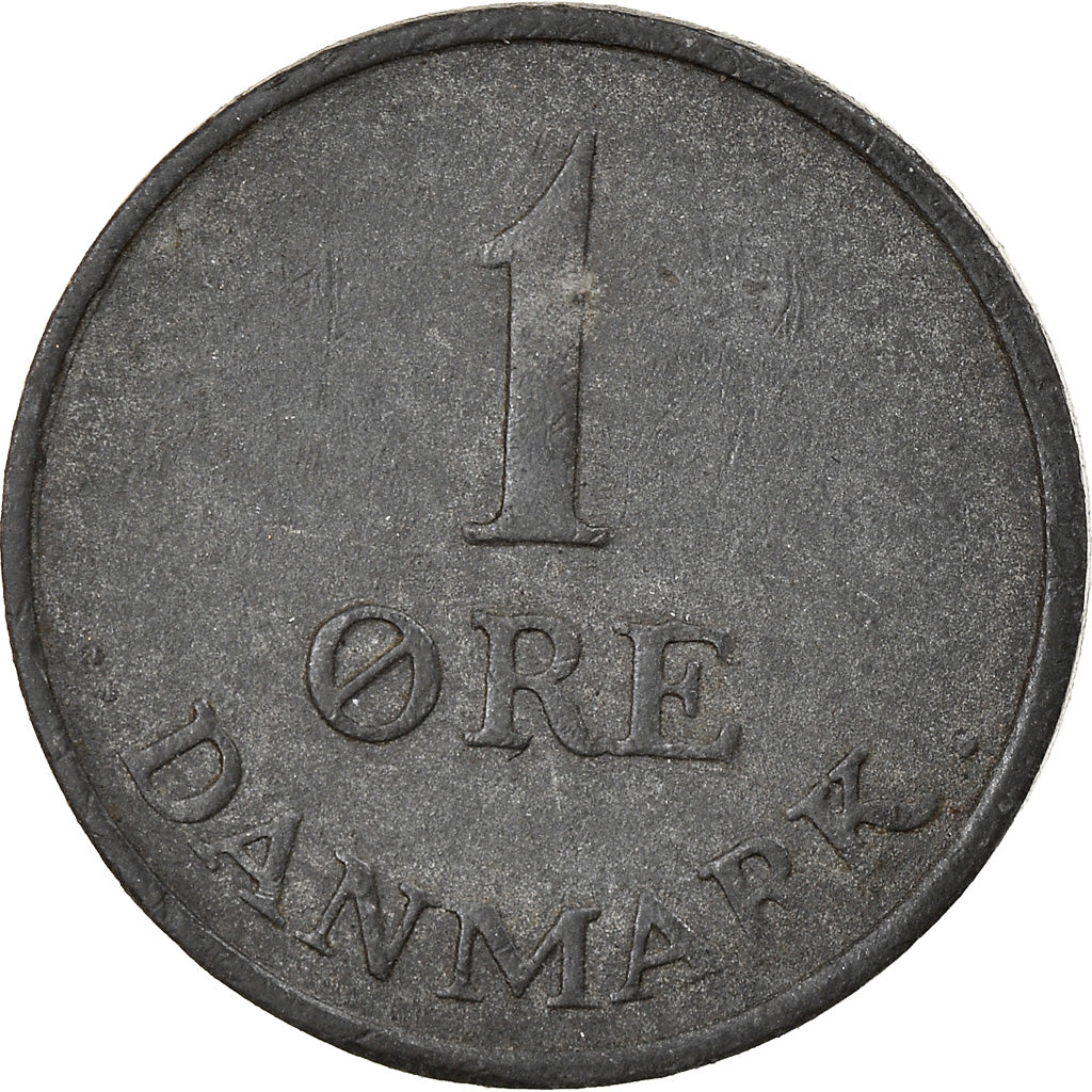 Moneda, Dinamarca, Frederik IX, Ore, 1960, Copenhagen, MBC, Cinc, KM:839.2