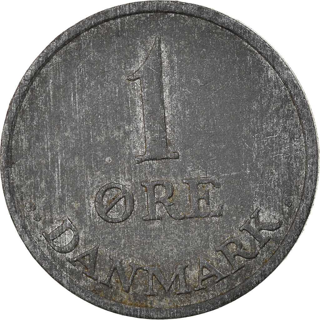 Monnaie, Danemark, Frederik IX, Ore, 1960, Copenhagen, TB+, Zinc, KM:839.2