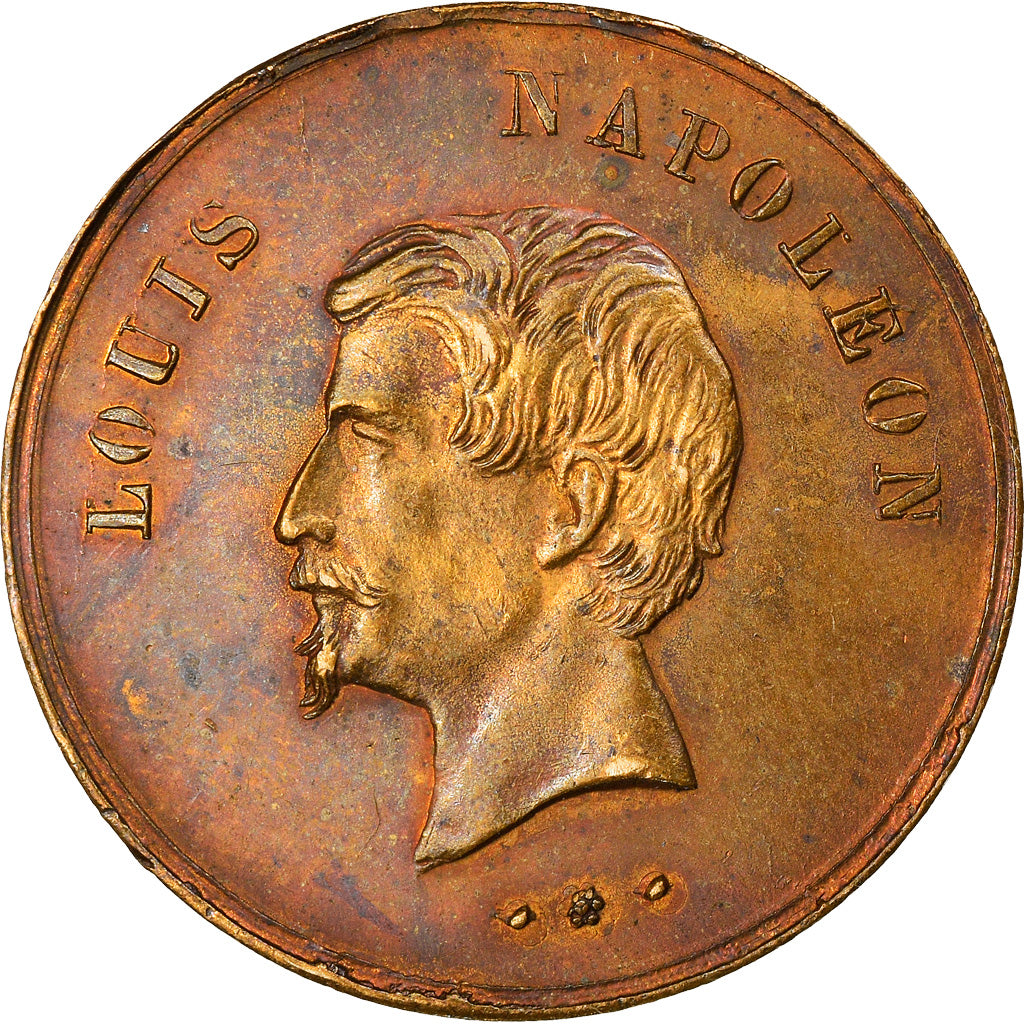 France, Medal, Louis Napoléon, Distribution des Drapeaux, History, 1852