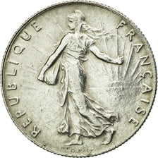 Coin, France, Semeuse, 50 Centimes, 1920, Paris, AU(55-58), Silver, KM:854