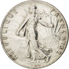 France, Semeuse, 50 Centimes, 1914, Paris, AU(55-58), Silver, KM:854