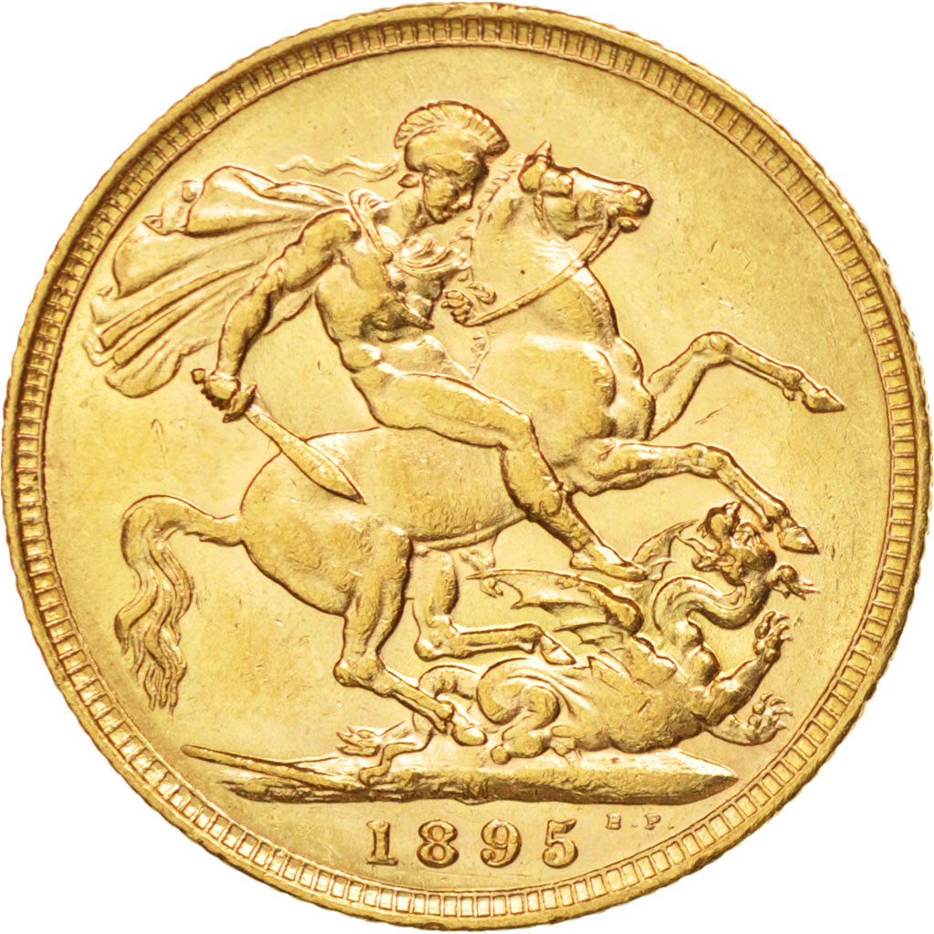 Australia, Victoria, Sovereign, 1895, Melbourne, AU(50-53), Gold, KM:13