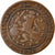 Moneda, Países Bajos, William III, Cent, 1883, BC+, Bronce, KM:107.1