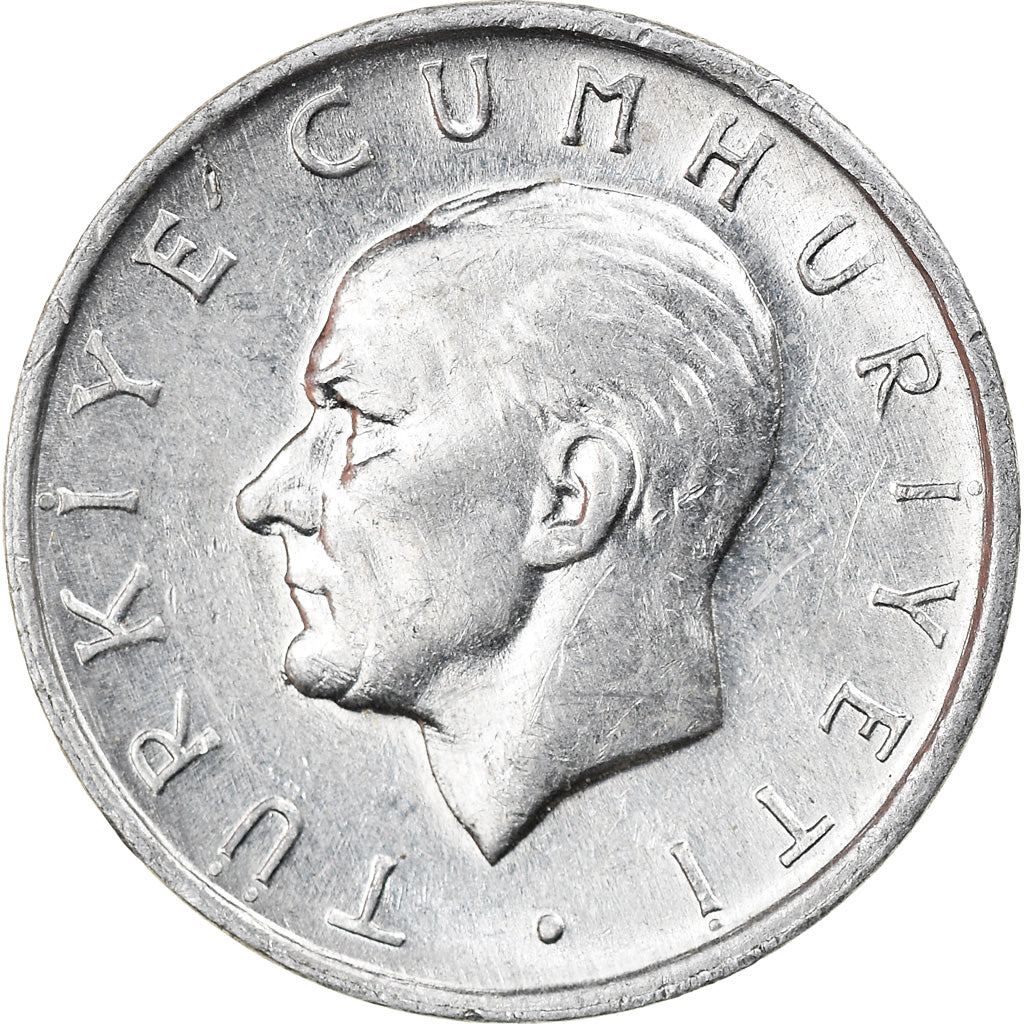 Coin, Turkey, Lira, 1982, AU(55-58), Aluminum, KM:990